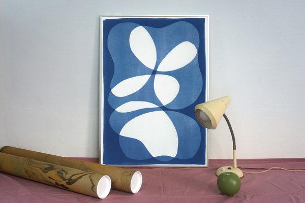 Layered Kidneys Beans, 2022, Cyanotype-RWC-1278323