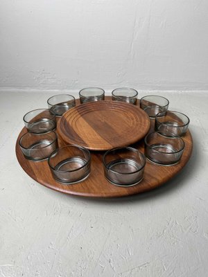 Lazy Susan by Jens Quistgaard for Digsmed, 1960s, Set of 11-DWL-1441830