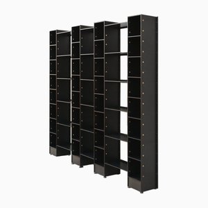 LB72 Bookcase with Brass Details by Marco Zanuso for Poggi, 1982-HZ-1791527