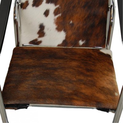 LC-1 Chair in Brown and White Ponyskin by Le Corbusier for Cassina-MTD-1704964