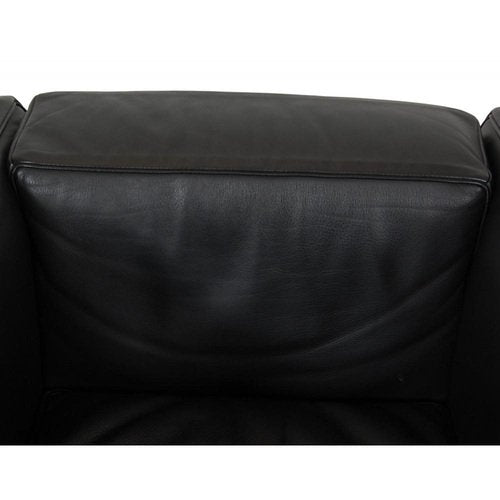 Lc-2 Armchair in Black Pelle Leather by Le Corbusier, 2000s