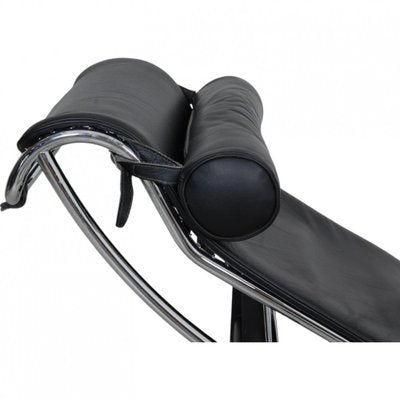 LC-4 Chaise Lounge in Black Leather from Le Corbusier, 2000s-MTD-2028746