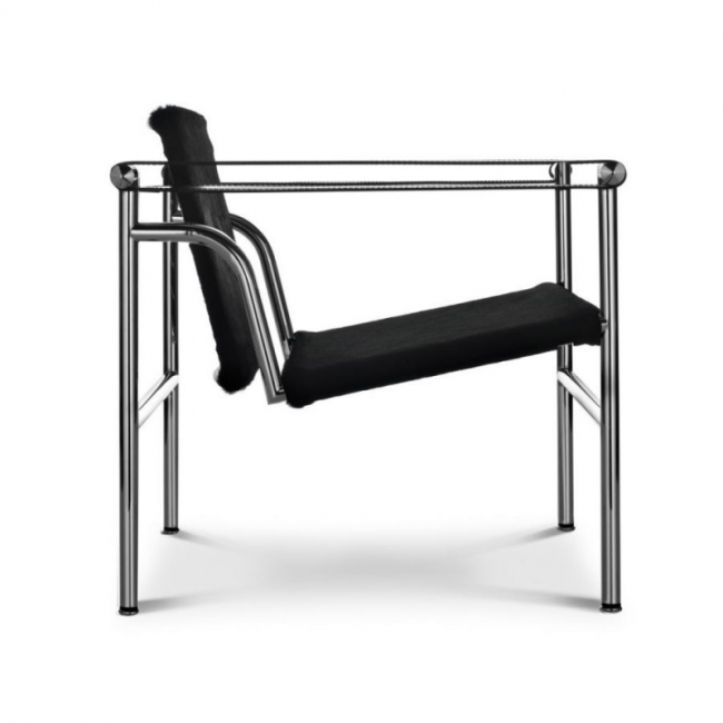 LC1 - 1 Fauteuil dossier basculant 레더 암체어