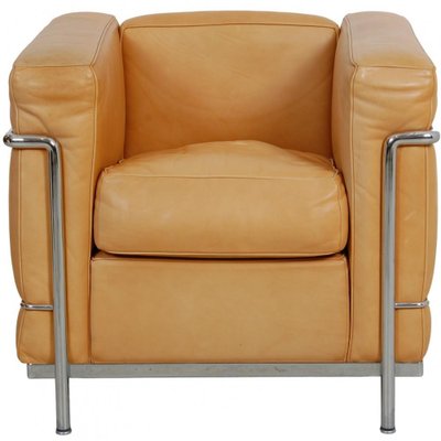 LC2 Chair in Natural Leather by Le Corbusier-MTD-1757686