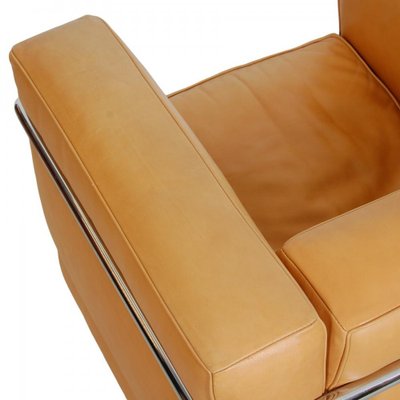 LC2 Chair in Natural Leather by Le Corbusier-MTD-1757686