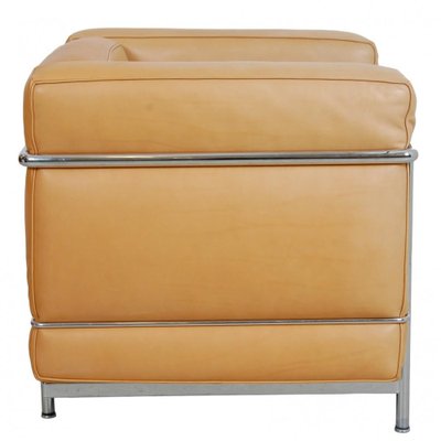 LC2 Chair in Natural Leather by Le Corbusier-MTD-1757686