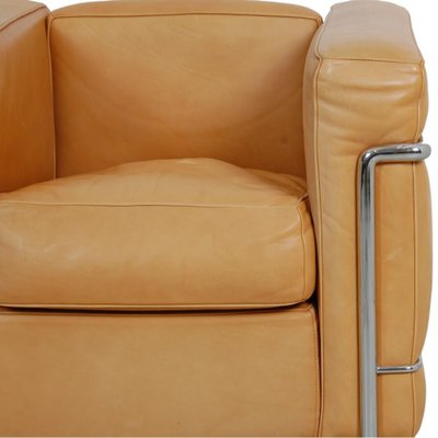 LC2 Chair in Natural Leather by Le Corbusier-MTD-1757686