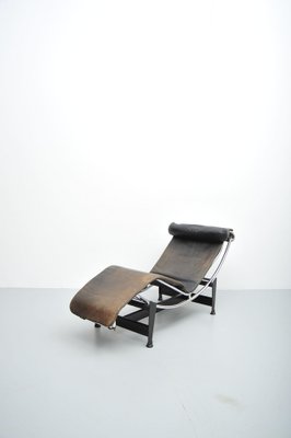 Lc4 Lounge Chair by Pierre Jeanneret & Charlotte Perriand for Cassina, 1960s-ZE-1822158