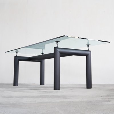 LC6 Airplane Tube Dining Table by Le Corbusier, Perriand and Jeanneret for Cassina, 1990s-LPQ-1779832