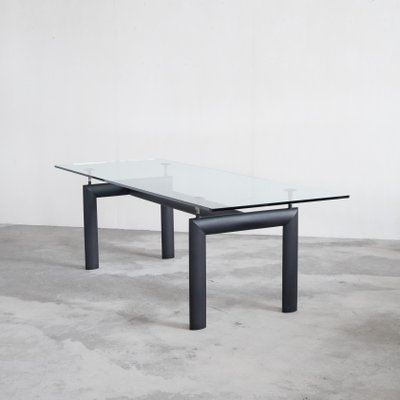 LC6 Airplane Tube Dining Table by Le Corbusier, Perriand and Jeanneret for Cassina, 1990s-LPQ-1779832