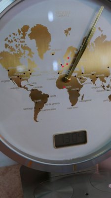 LCD Worldtimer Table Clock by Heinrich Möller for Kienzle International, 1985-KK-839798