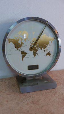 LCD Worldtimer Table Clock by Heinrich Möller for Kienzle International, 1985-KK-839798