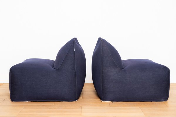 Le Bambole Armchairs by Mario Bellini for C&b Italia, 1970s, Set of 3-KNM-1665944