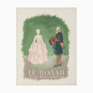 Le Bossu - Original Drawing In Tempera - Early 20th Century Early 20th Century-ZCI-779356