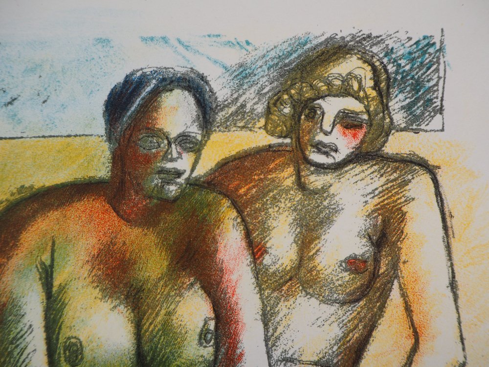 Le Corbusier, Three Nudes, 1938, Lithograph