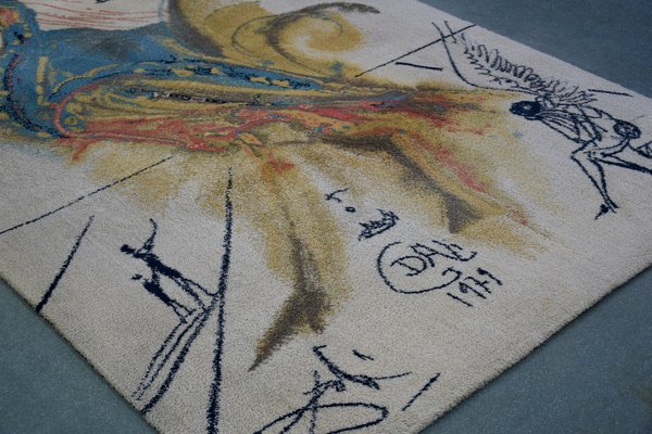 Le Grand Pavon Wool Carpet after Salvador Dali-IEI-1332101