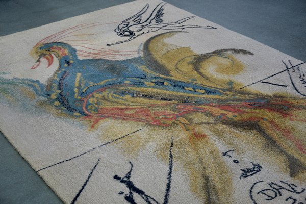 Le Grand Pavon Wool Carpet after Salvador Dali-IEI-1332101