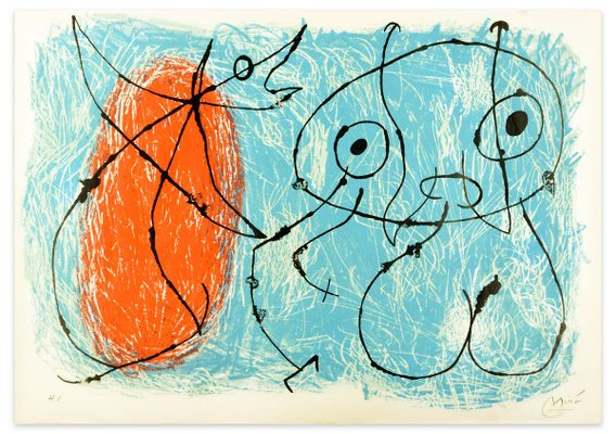 Le Lézard aux Plumes d’Or - Original Lithograph by Joan Mirò - 1971 1971-ZCI-759253