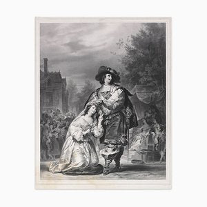 Le Mariage de Figaro - Original Lithograph by L.S. Marin-Lavigne - 1838 1838-ZCI-761023