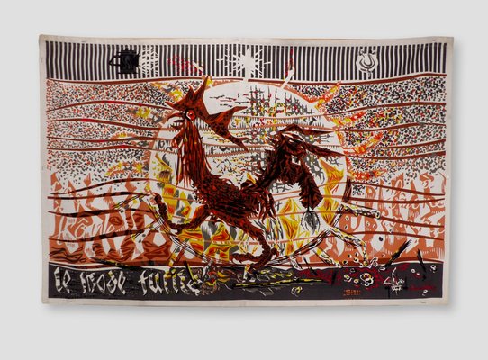 Le Mode Futile, Du Coq à l'Âne Tapestry by Delevallez, 1967-DQG-1784495