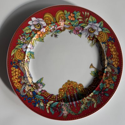 Le Reve De Noel Breakfast Plate by Versace for Rosenthal Christmas, 2000-IHL-2027022