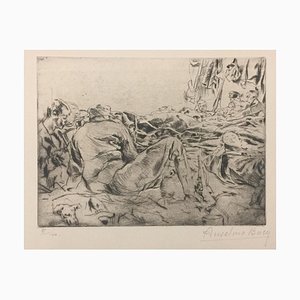 Le Reve - Original Etching by Anselmo Bucci - 1917 1917-ZCI-761923