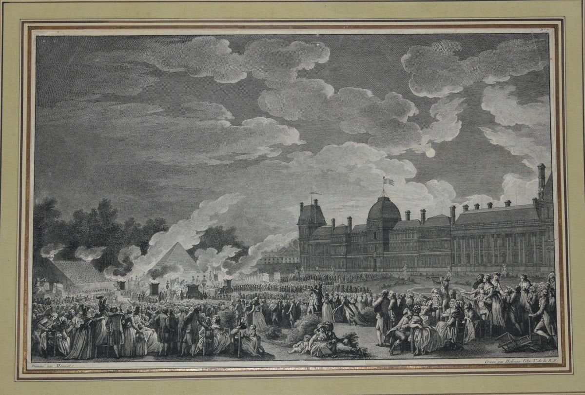 Le Revolution Française - Original Etching by I.S. Helman End of 1700