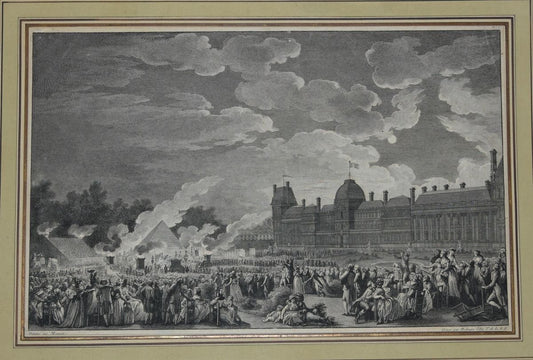 Le Revolution Française - Original Etching by I.S. Helman End of 1700