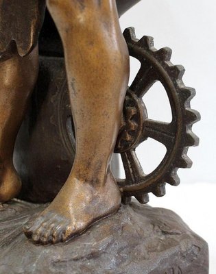 Le Travail, Victor Rousseau, Early 20th-Century, Bronze-RVK-1077431