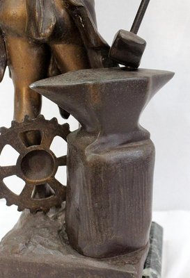 Le Travail, Victor Rousseau, Early 20th-Century, Bronze-RVK-1077431