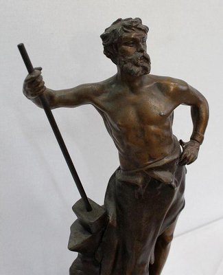 Le Travail, Victor Rousseau, Early 20th-Century, Bronze-RVK-1077431