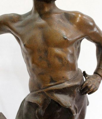 Le Travail, Victor Rousseau, Early 20th-Century, Bronze-RVK-1077431