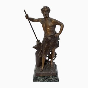 Le Travail, Victor Rousseau, Early 20th-Century, Bronze-RVK-1077431