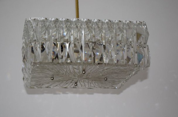 Lead Crystal Ceiling Lamp by JT Kalmar, 1960s-VA-789094