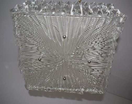 Lead Crystal Ceiling Lamp by JT Kalmar, 1960s-VA-789094