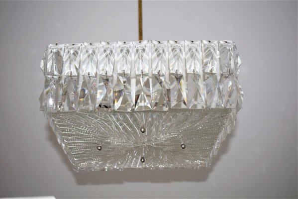 Lead Crystal Ceiling Lamp by JT Kalmar, 1960s-VA-789094