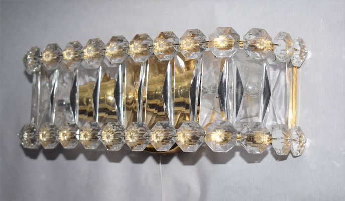 Lead Crystal Sconces from Bakalowits & Söhne, 1960s, Set of 2-VA-838359