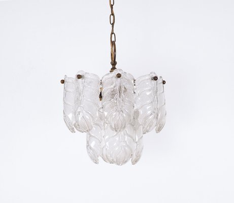 Leaf Hanging Lamp in Murano Glass, 1970s-SN-1248727