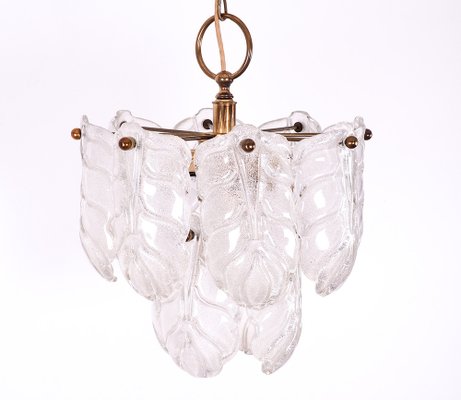 Leaf Hanging Lamp in Murano Glass, 1970s-SN-1248727