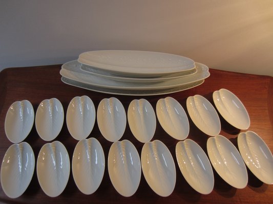 Leaf Shaped Service by Tapio Wirkkala for Rosenthal, 1960s, Set of 20-ICI-1744366