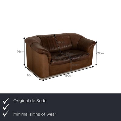 Leather 2-Seater Sofa from de Sede-RQW-1759706