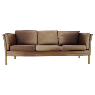 Leather 3-Seater Sofa by Georg Thams, 1960s-TZ-1071426