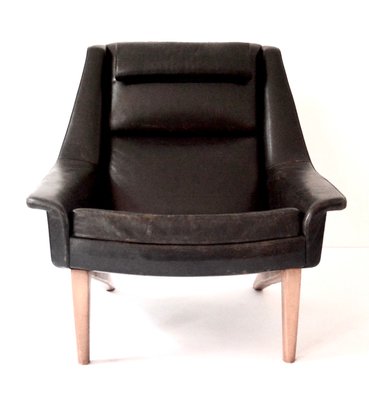 Leather 4410 Lounge Chair by Folke Ohlsson for Fritz Hansen, 1960s-APD-1145294