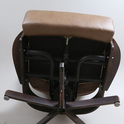 Leather Amanda Armchair with Ottoman from Brunstad Møbler, 1990s-AX-853113