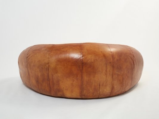 Leather and Bouclé Croissant Sofas by Raphael Raffel, 1970s, Set of 2-YJA-1360491