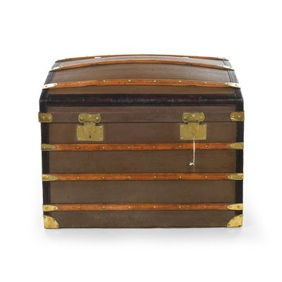 Leather and Brass Trunk from Moynat-NQ-983766