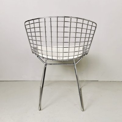 Leather and Chrome Chairs by Harry Bertoia for Knoll, Set of 4-PRS-1142164