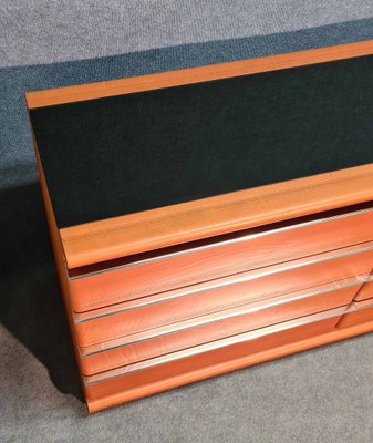 Leather and Opaline Dresser-AWH-949475