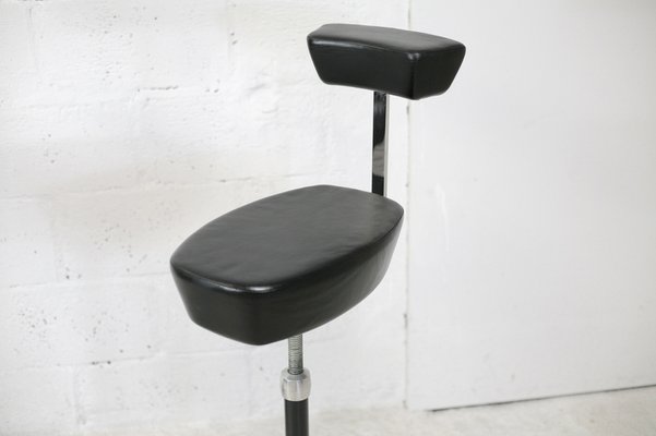 Leather and Steel Swivel Stool by George Nelson for Vitra, 2001, Set of 2-MAO-1270824