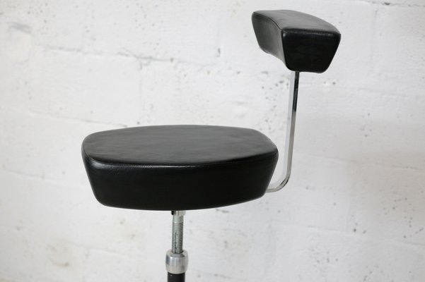 Leather and Steel Swivel Stool by George Nelson for Vitra, 2001, Set of 2-MAO-1270824